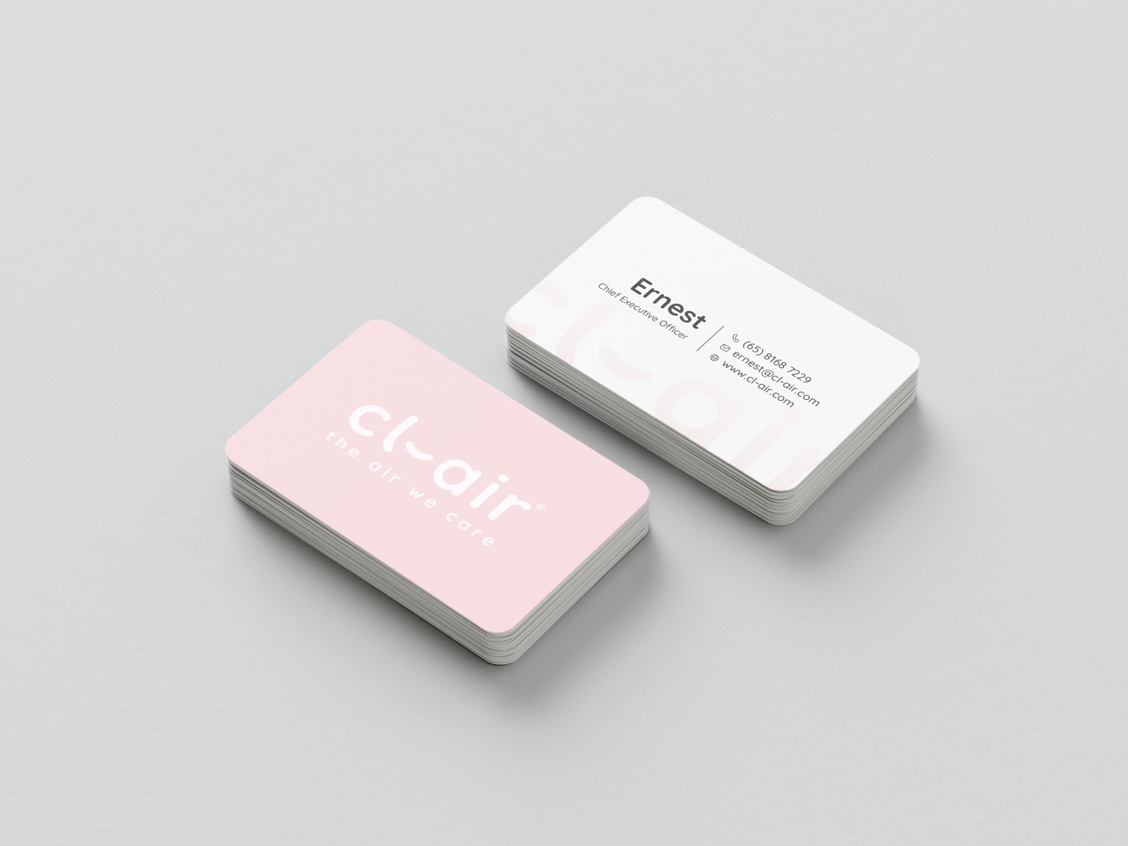 cl-air namecard mockup