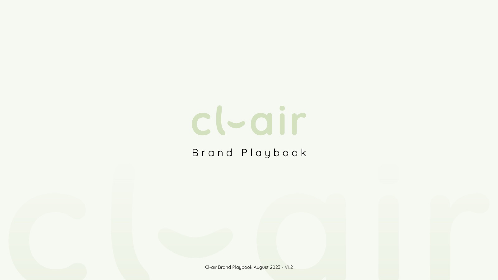 cl-air brand playbook cover