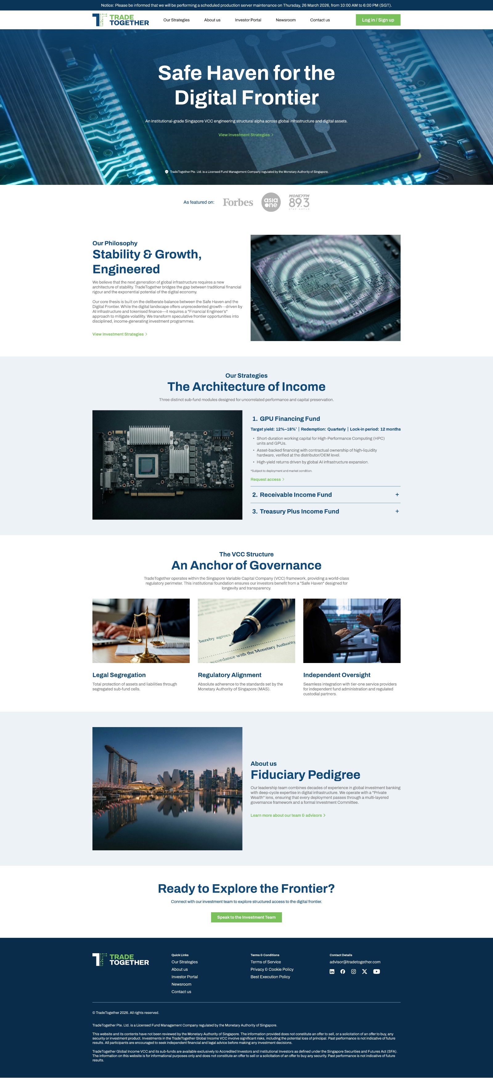 Website design draft page